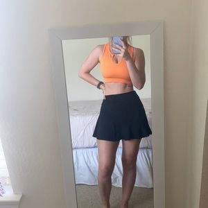 Black tennis skirt